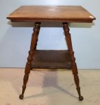 Square Oak Center Table