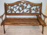 Berkeley Forge Iron and Wood Bench