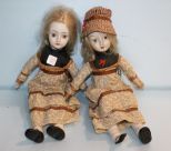 Two Porcelain Dolls