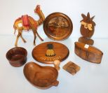 Wood Camel, Bowls, Box & Plaques