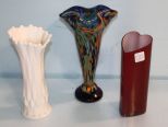 Three Glass Vases