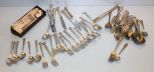 Lot of Silverplate Flatware & Pewter Serving Spoon