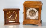 Mantel Clock & Clock with Plaque