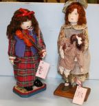 Two Cinnies Collectible Dolls