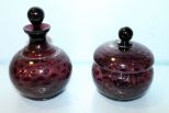 Two Piece Amethyst Dresser Set