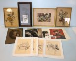 Four Prints, Bless This House, Cottage, Lady Home Journal Prints & Vintage Pictures