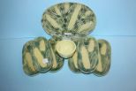  Russell Wright Small Porcelain Bowl, Made in Japan Ceramic Corn on the Cob Set Bowl, 4