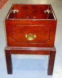  Mahogany Planter Mahogany Chinese Chippendale Square Planters, matches #227; 14 1/4