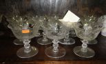 Set of Twelve Heisey Crystal 
