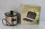  Belguim Waffle Maker, Small Crockpot