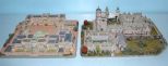  Two Danbury Mint Castles Approx. 9