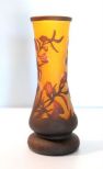  Reproduction Galle' Vase Beautiful reproduction signed Galle' vase; 7 1/2