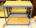  Metal Shelving with Wood Shelves 36