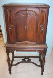 Walnut Carved Two Door Cabinet