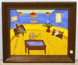 Oil Painting Signed Rose Marie