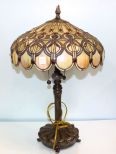 Metal Base Tiffany Style Lamp