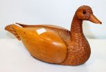 Hand Carved Duck by Artist David Ritter