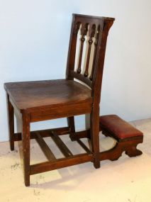 Oak Prayer Chair