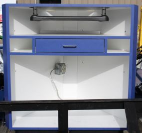 Blue Corner Desk