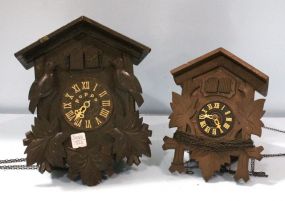 Two Cuckoo Clocks 