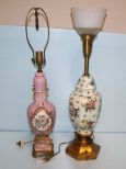 Two Porcelain Lamps