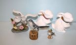 Porcelain Rabbits & Birds