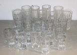 Group of Various Size Glasses
