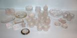 Twenty-Two Glass Punch Cups, Bowls & Dishes