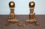 Brass Andirons