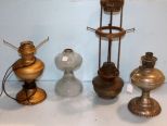 Four Oil Lamp Bases