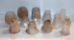 Fourteen Clear and Etched Shades