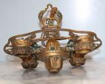 Art Deco Four Light Fixture