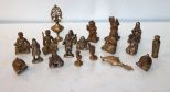 Small Brass Buddha Figurines