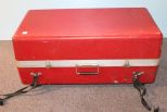 Red Metal Storage Box