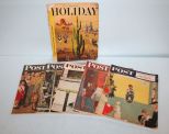 Box Lot of Post Magazines & Holiday Magazines