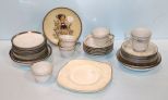 Noritake Plates, Lefton Cups and Saucer & Eligtton China