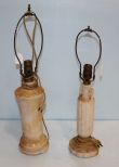 Two Milk Glass Lamps