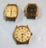 Three Timex Watch Faces