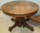 Round Oak Table