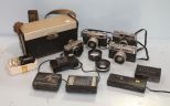 Group of Various Cameras & Lenses