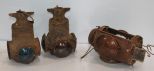 Three Rusted As Is Railroad Lanterns