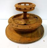 Large Carved Lazy Susan