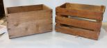 Two Wood Crates