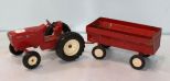 Toy Red International Tractor/Trailer 