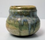Shearwater Marbleized Design Vase 