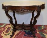Rosewood Marble Top Table