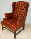 Chippendale Style Wing Back Chair