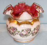 Mid 20th Century Hand Painted Rose Bowl