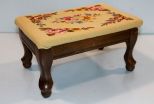 Small Queen Ann Style Footstool 