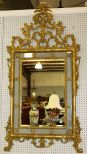 Ornate Chippendale Style Gold Carved Mirror